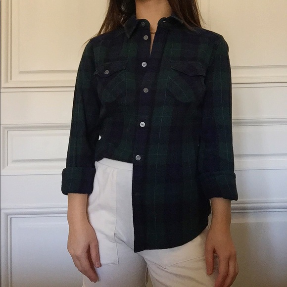 Aritzia plaid flannel shirt - Picture 1 of 1